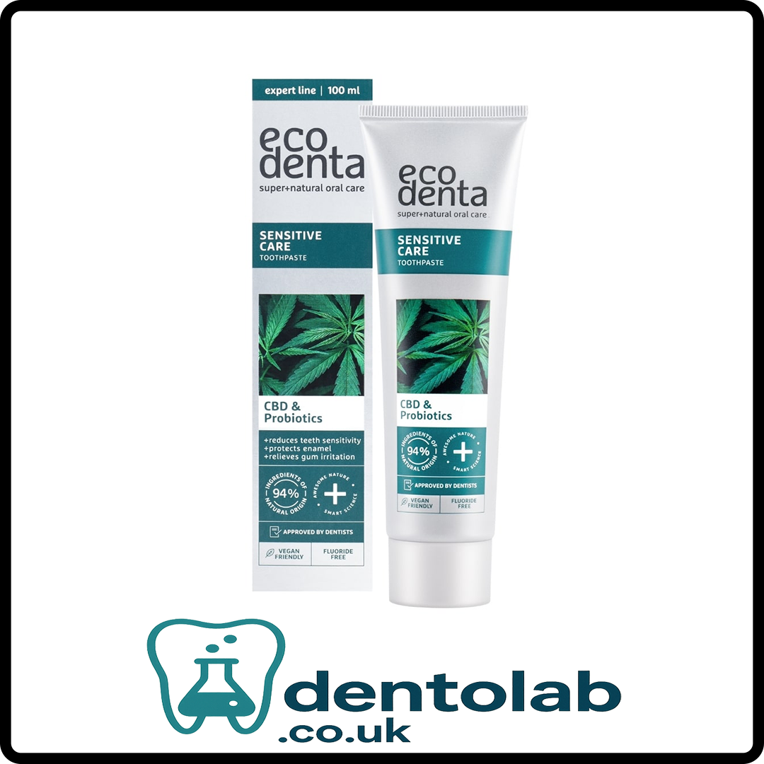 ECODENTA Sensitive Toothpaste with CBD and Probiotics – 100ml