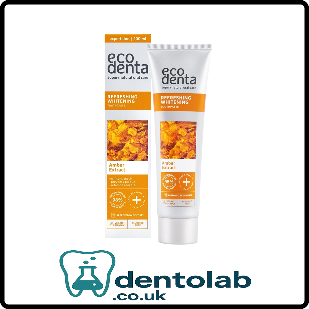 ECODENTA Refreshing Whitening Toothpaste with Amber Extract – 100ml