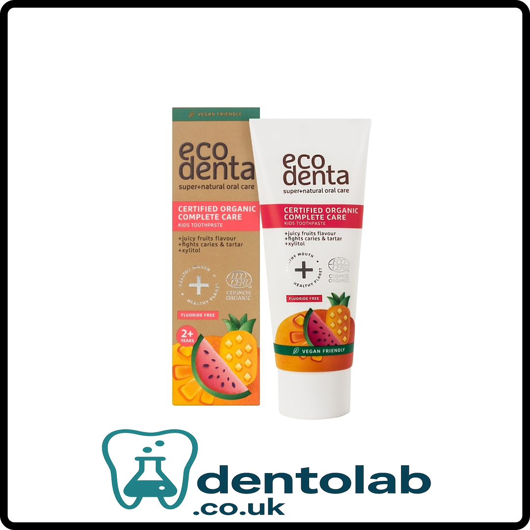 ECODENTA Certified COSMOS Organic Complete Care Kids Toothpaste (2+ years) – 75m