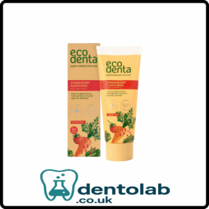 ECODENTA Strawberry Flavoured Toothpaste for Kids (3+ Years Old)
